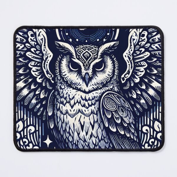 Item preview, The high priestess owl tarot card designed and sold by Animalpetslover.