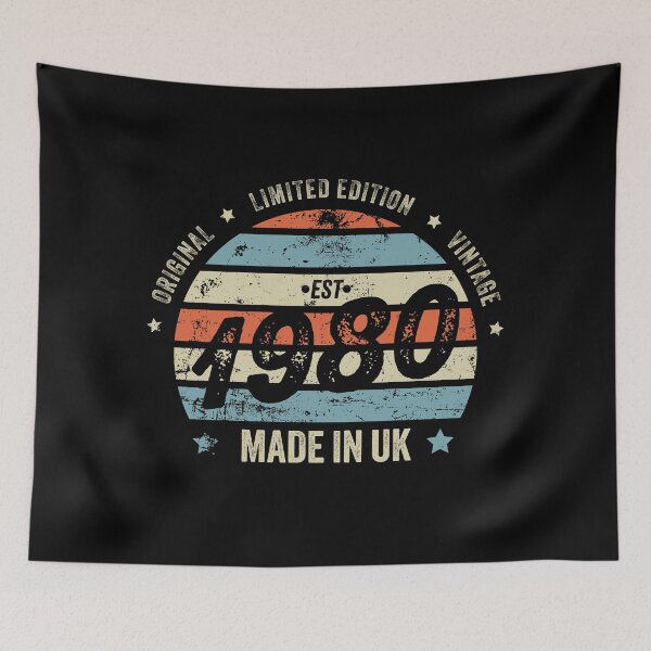 Item preview, Established 1980, Made in UK designed and sold by damomonkey.