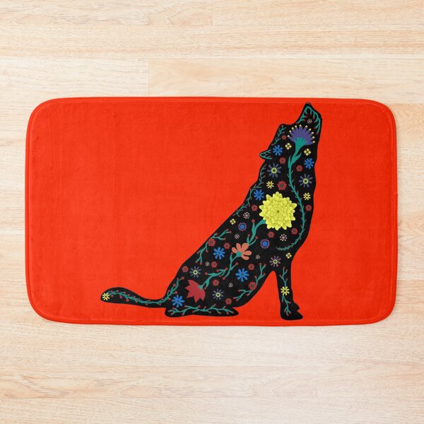 Item preview, Black Dog Wears Flowers designed and sold by ByBudu.