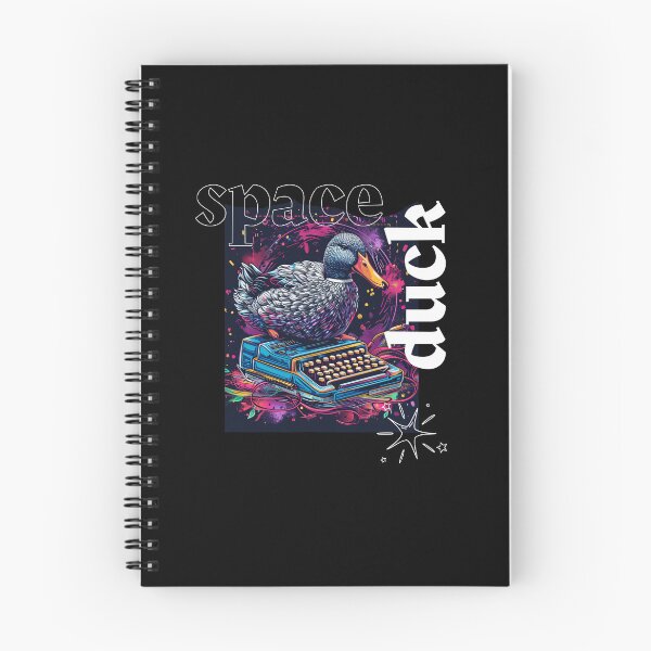 Item preview, Space Duck Typist Cyberpunk T-Shirt – Surreal Pixel Art Vector Design designed and sold by zax454.