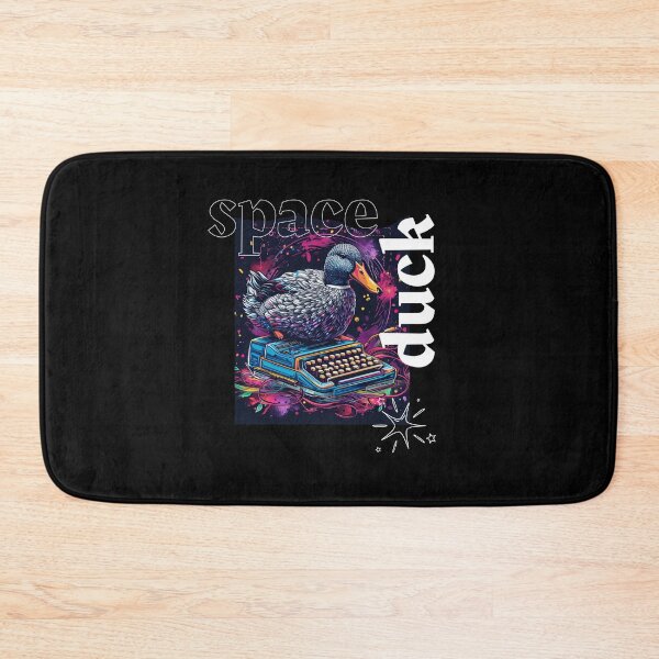 Item preview, Space Duck Typist Cyberpunk T-Shirt – Surreal Pixel Art Vector Design designed and sold by zax454.
