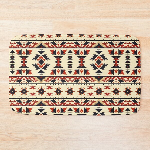 Item preview, Seamless Mexican Poncho Style Repeating Tile Wallpaper Pattern designed and sold by ZeptepiPatterns.