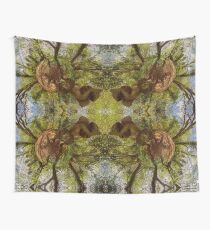 Squirrel Sculpture on path through Prehen Woods, Derry Wall Tapestry