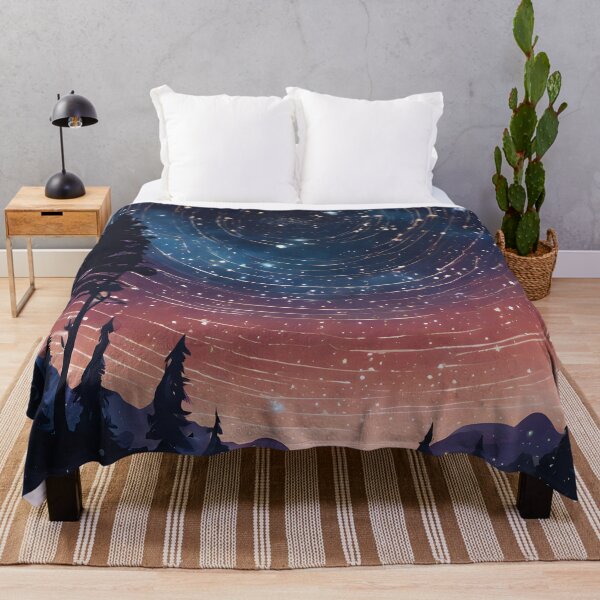 Item preview, Celestial Canopy - Mesmerizing Night Sky Art Print designed and sold by colorvisionart.