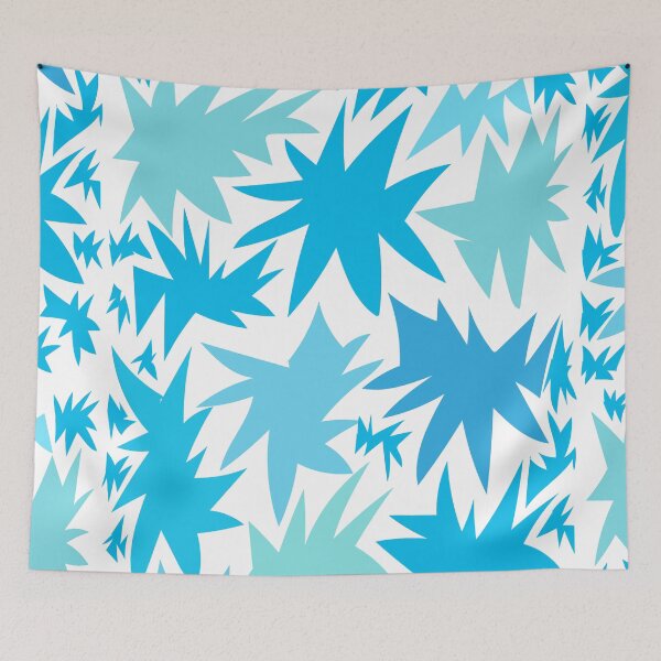 Item preview, Light BLUE IRREGULAR LEAFLETS PATTERN  designed and sold by Lovesicker.