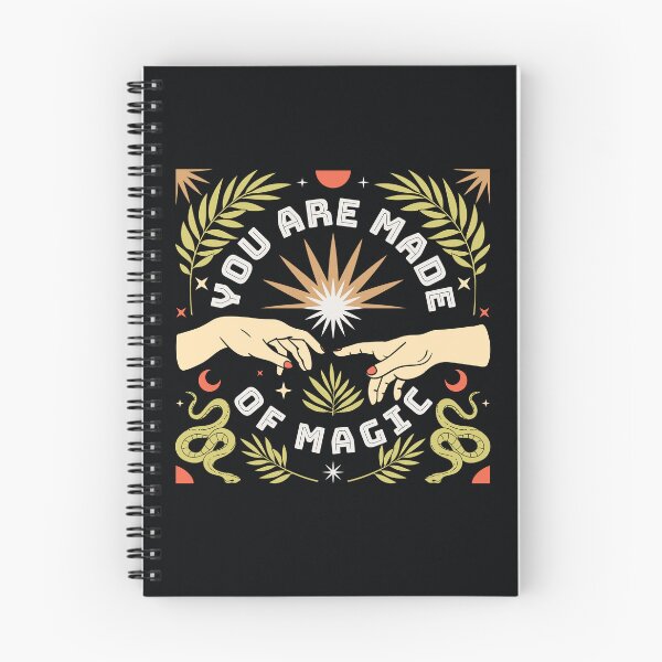 Item preview, Cali Boho Mystical, Inspirational Quote Art-You Are Made of Magic designed and sold by BossyCatHome.