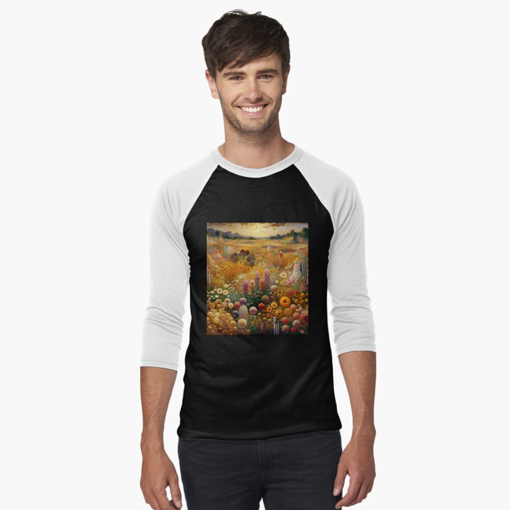 Aperçu de l'œuvre T-shirt baseball manches ¾ créée et vendue par maniacfitness.