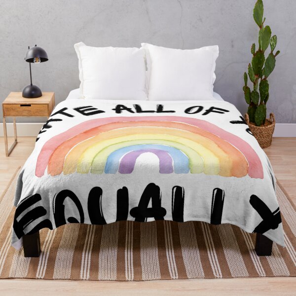 Item preview, i hate all of you equally equality rainbow ew people antisocial designed and sold by Alyn8.