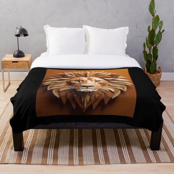 Item preview, Majestic Paper Art Lion designed and sold by DotsAndDesigns.