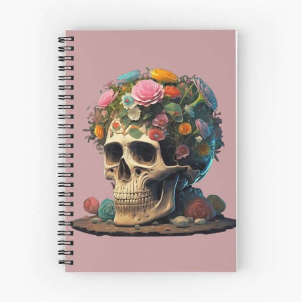 Item preview, "Cute Flowers growing out of The skull" designed and sold by Obinne.
