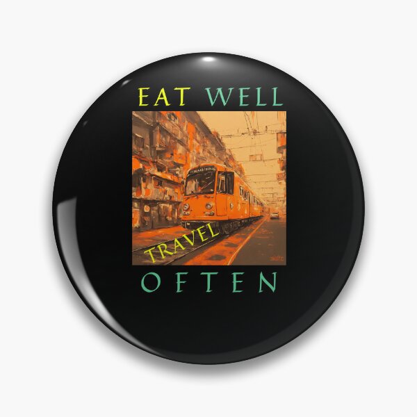 Item preview, Eat Well & Travel Often designed and sold by DESIGNbyDIEGO.