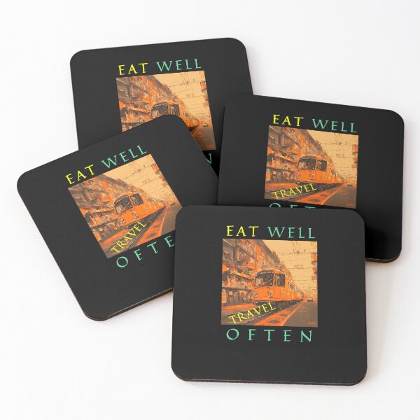 Item preview, Eat Well & Travel Often designed and sold by DESIGNbyDIEGO.
