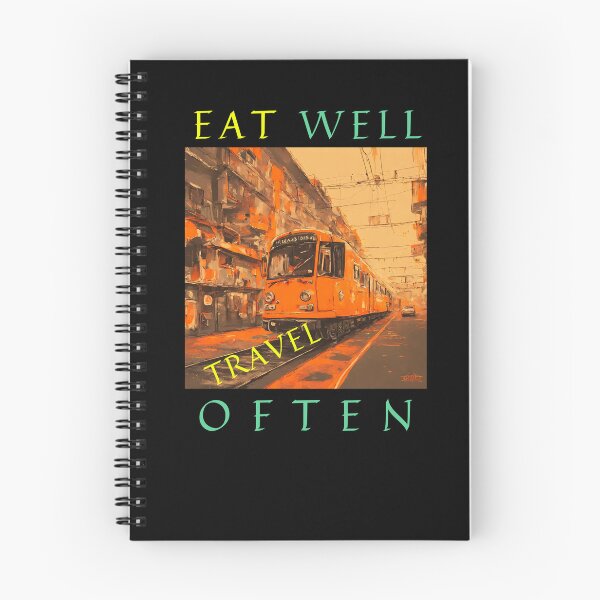 Item preview, Eat Well & Travel Often designed and sold by DESIGNbyDIEGO.