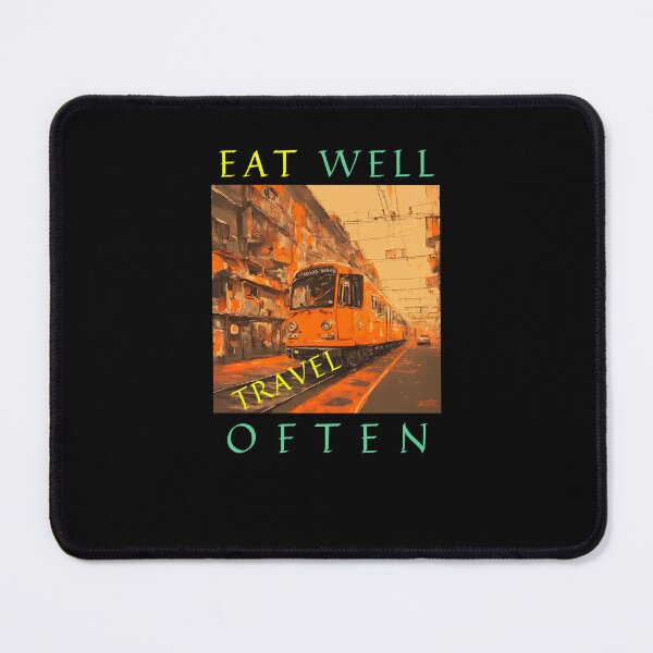 Item preview, Eat Well & Travel Often designed and sold by DESIGNbyDIEGO.
