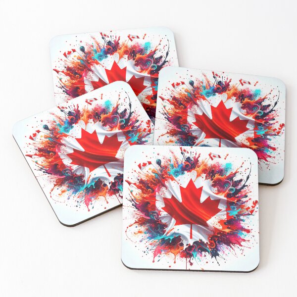Item preview, Canada, Canada Flag Art, Flag Art designed and sold by TrueArtVibes.