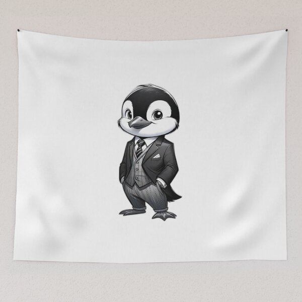 Item preview, Distinguished Gentleman Penguin designed and sold by templeofatro.