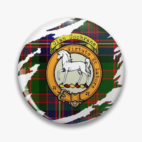 Item preview, Cochrane Clan Crest Scottish Surname Tartan designed and sold by BagTown Clans.