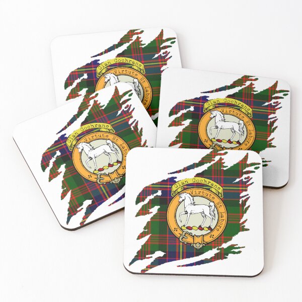 Item preview, Cochrane Clan Crest Scottish Surname Tartan designed and sold by BagTown Clans.