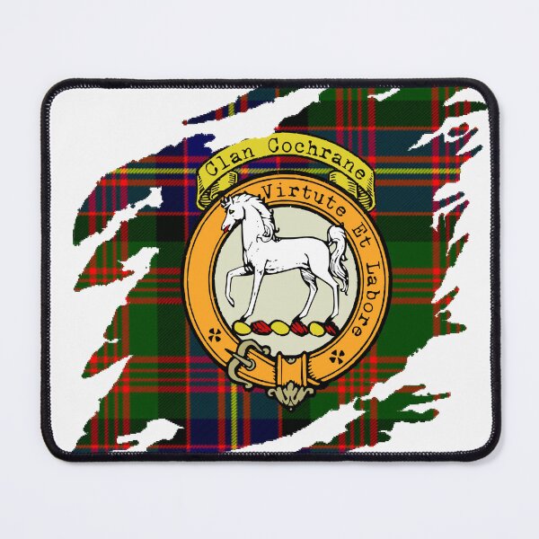 Item preview, Cochrane Clan Crest Scottish Surname Tartan designed and sold by BagTown Clans.