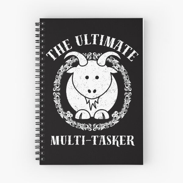 Item preview, Goats: The Ultimate Multi-Taskers, Mowing the Grass, Sustainable Farming, Distressed, Funny designed and sold by HelenGie.
