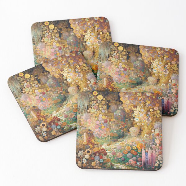 Item preview, Gustav Klimt - Flower Garden designed and sold by maniacfitness.
