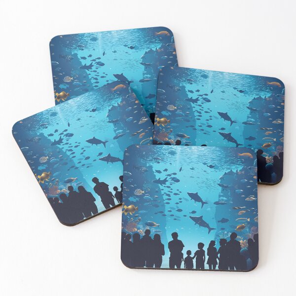 Item preview, Vacation at the aquarium designed and sold by Newbie Art.