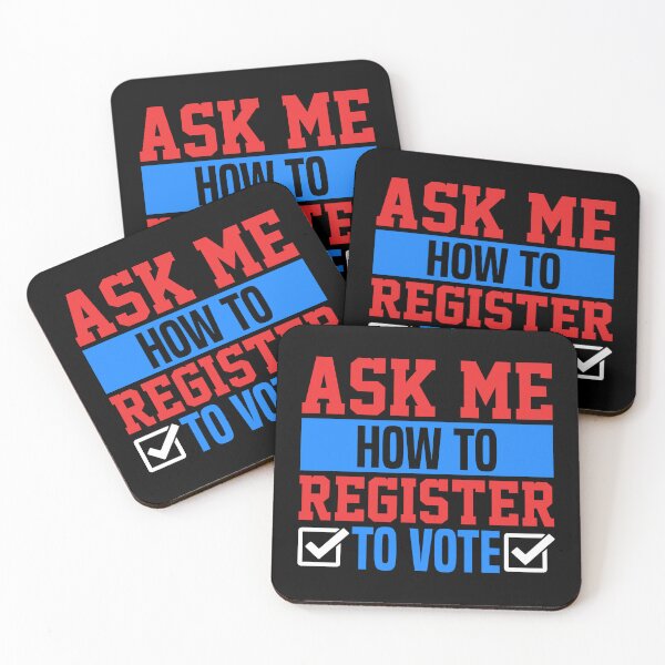 Item preview, Ask Me How To Register To Vote Election Day designed and sold by ArtMeetsPizza.