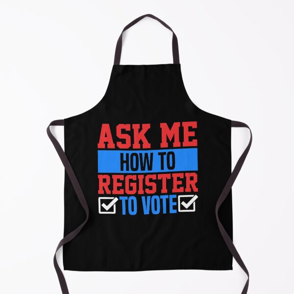 Item preview, Ask Me How To Register To Vote Election Day designed and sold by ArtMeetsPizza.