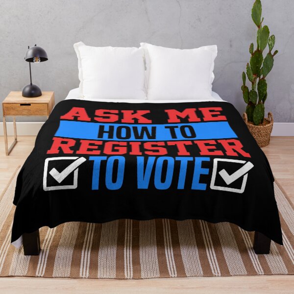Item preview, Ask Me How To Register To Vote Election Day designed and sold by ArtMeetsPizza.