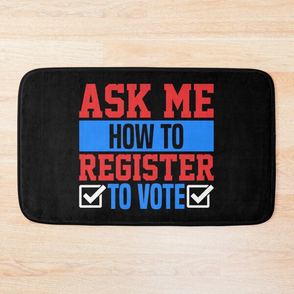 Item preview, Ask Me How To Register To Vote Election Day designed and sold by ArtMeetsPizza.