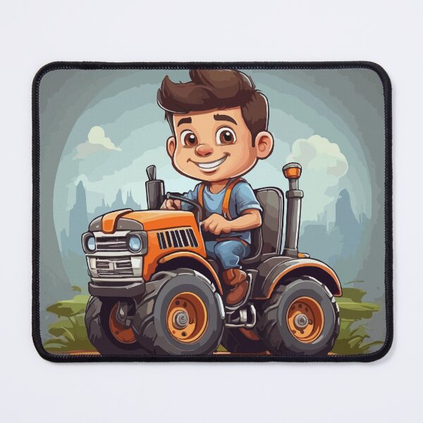 Item preview, Tractor and farmer designed and sold by Eighterfire.