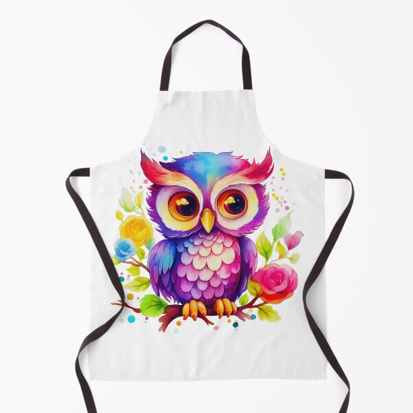 Item preview, Cute Colorful Baby Owl designed and sold by ZenEvoke.