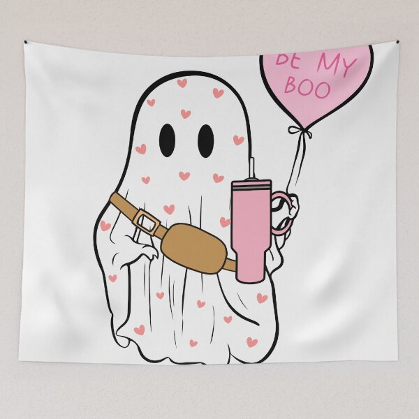 Item preview, Be My Boo Ghost Valentine Boujee designed and sold by GOODMORNING-ART.