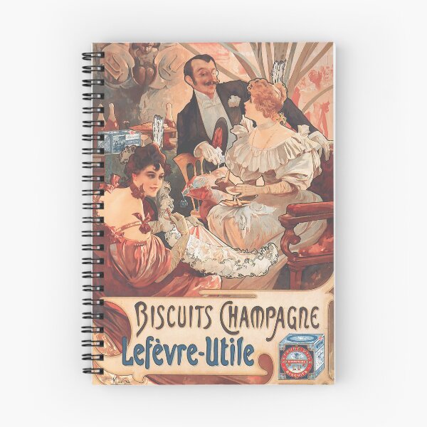 Item preview, Poster for Biscuits Lefèvre Utile, by Alphonse Mucha. HIGH DEFINITION designed and sold by MINDTHECHERRY.