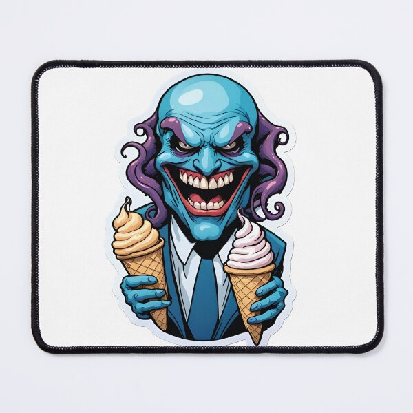 Item preview, Psycho Clown Enjoying an Ice Cream designed and sold by UtterLegends.
