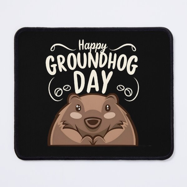 Item preview, Happy Groundhog Day designed and sold by Playful-Monster.