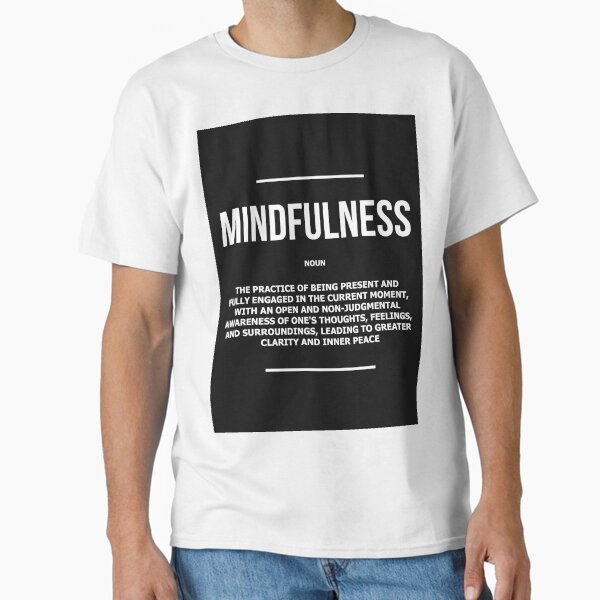 Vista previa del artículo con la obra «Mindfulness Sustantivo Paz interior Viaje Cita Definición consciente Impresión», diseñado y vendido por SuccessHunters.