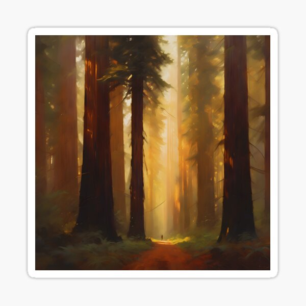 Item preview, Sprawling Redwood Fores designed and sold by colorvisionart.