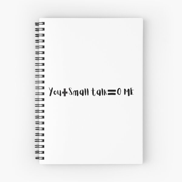 Item preview, No small talk  designed and sold by tranquil-haven.