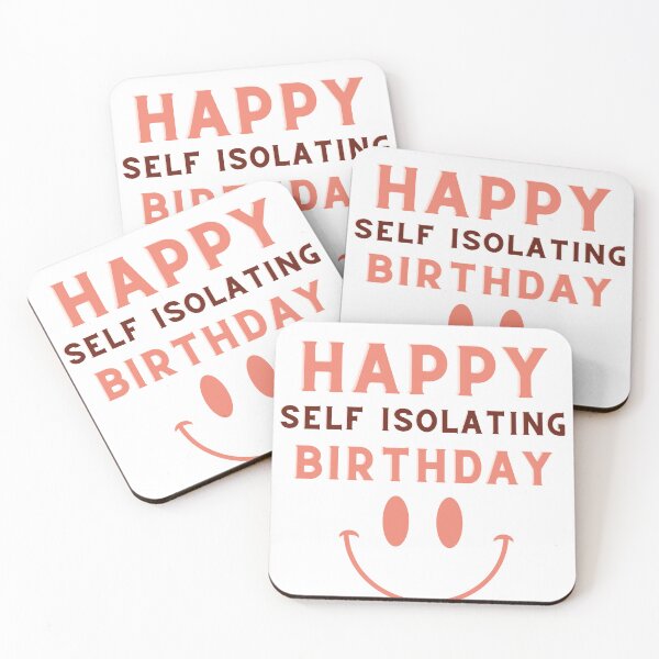 Item preview, Happy Self Isolating Birthday  Solo Celebration Tee designed and sold by SaadEtta.