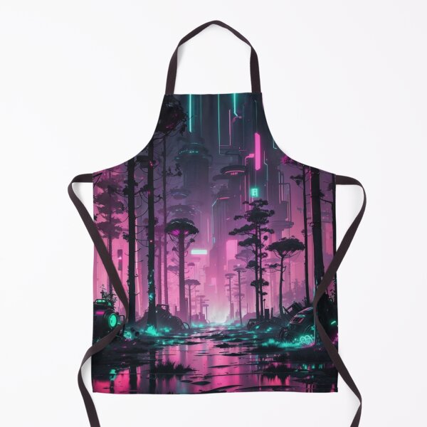 Item preview, 001 Cyberpunk Forest designed and sold by Alexis Art Collection.