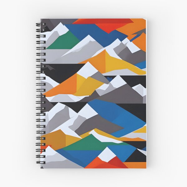 Item preview, Abstract Mountain Peaks designed and sold by colorvisionart.