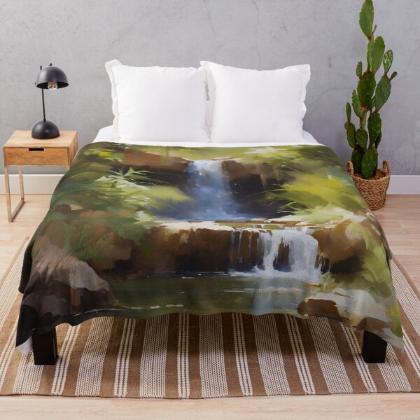 Item preview, Hidden Oasis Waterfall designed and sold by colorvisionart.