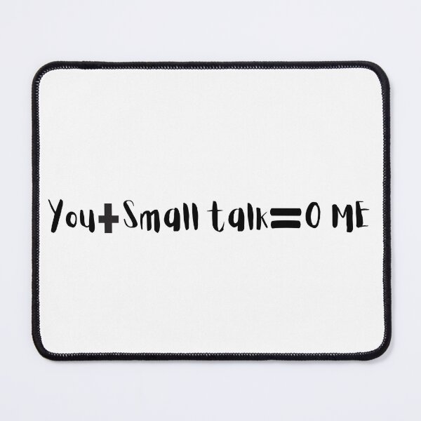 Item preview, No small talk designed and sold by tranquil-haven.