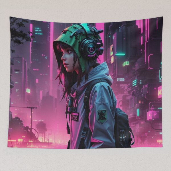 Item preview, 003 Cyberpunk Forest designed and sold by Alexis Art Collection.
