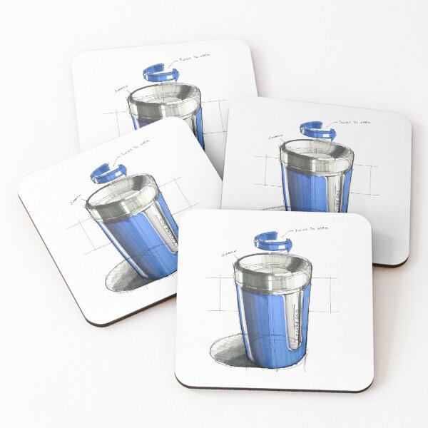 Item preview, Thermos Blue Industrial Design designed and sold by anahat-.