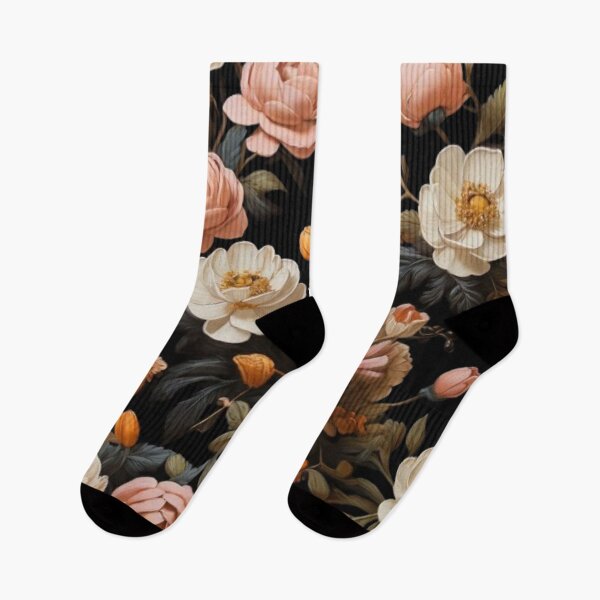 Item preview, Peach Cream Flowers Pattern T-Shirt designed and sold by Uday24.