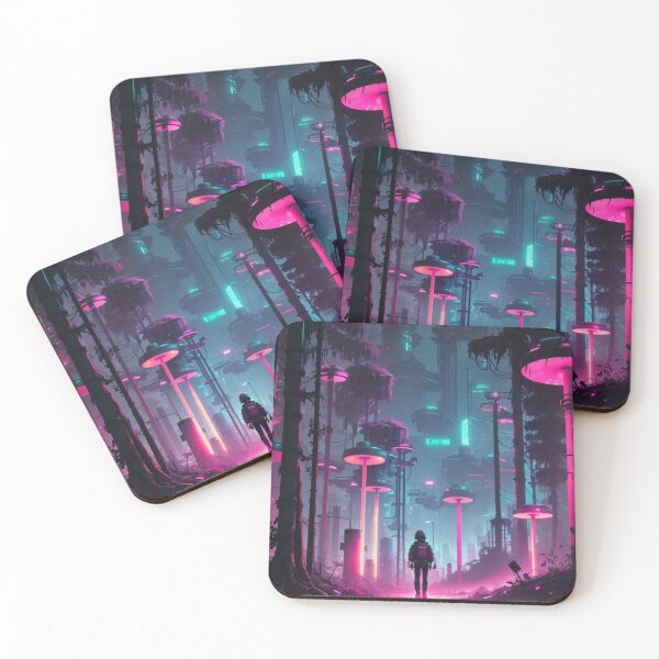 Item preview, 004 Cyberpunk Forest designed and sold by Alexis Art Collection.