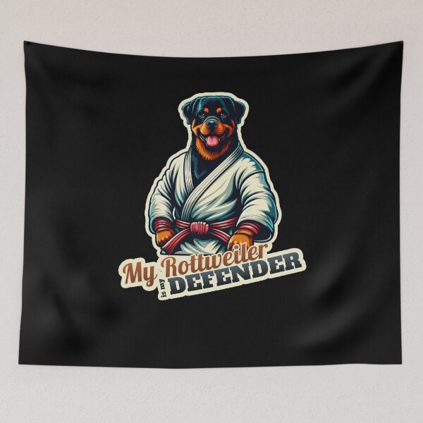 Item preview, Karate Rottweiler designed and sold by ThisDress.