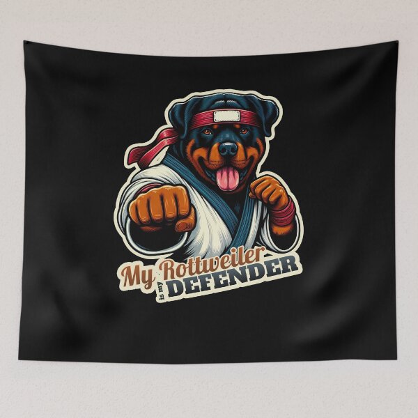 Item preview, Karate Rottweiler designed and sold by ThisDress.